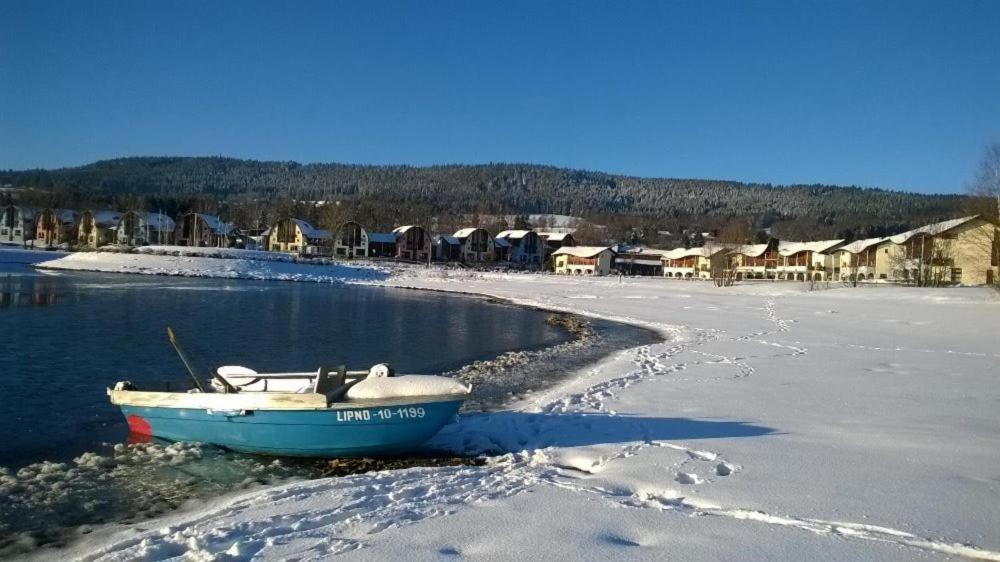 Holiday House U Hajenky 13P Lipno Home リプノ・ナト・ヴルタヴォウ エクステリア 写真